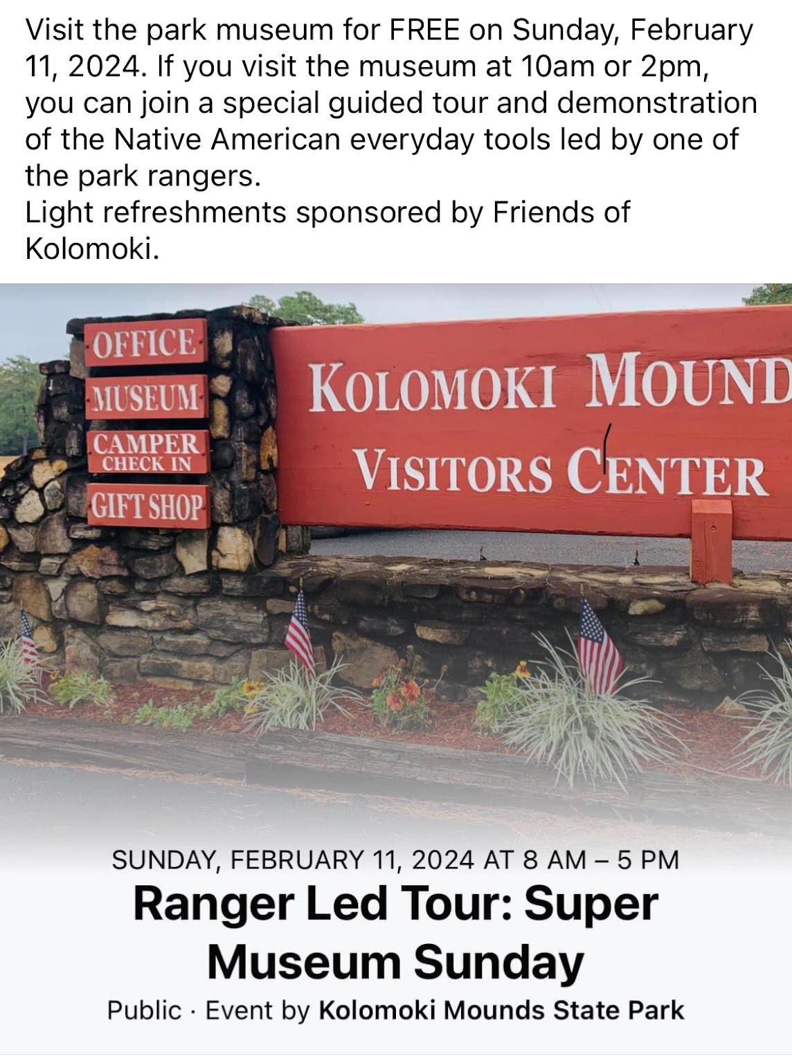 Ranger Led Tour: Super Museum Sunday